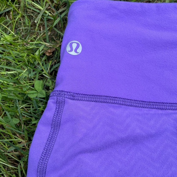 Purple size 4 Lululemon Capri Leggings - Picture 2 of 6